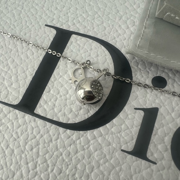 ‼️SOLD‼️ Auth Dior Apple 🍎 Silver Bracelet - Picture 3 of 7